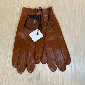 NEW! Hestra Wmns Size 7 • Brown Hairsheep Sheepskin • Perforated Driving Gloves